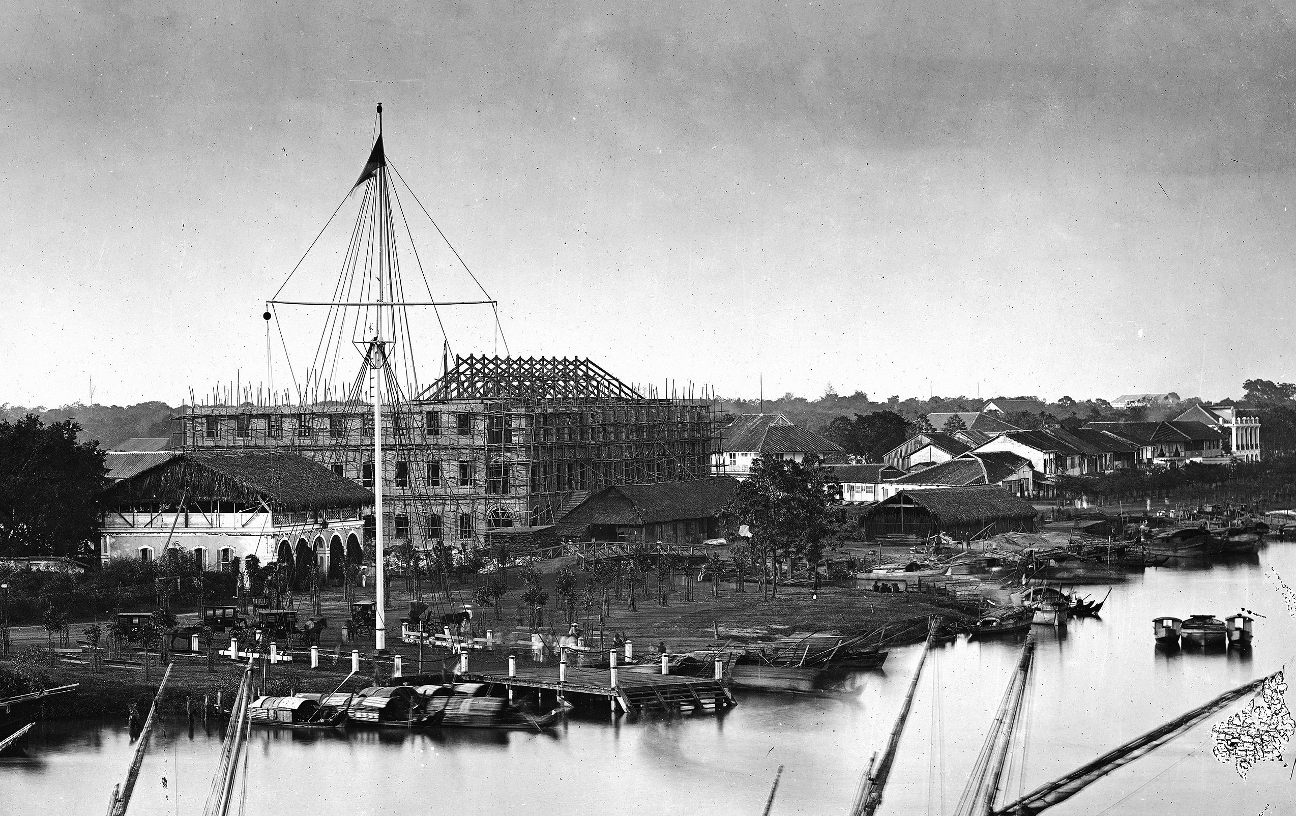 L0056137 Saigon, Cochin China. Photograph by John Thomson, 1867.