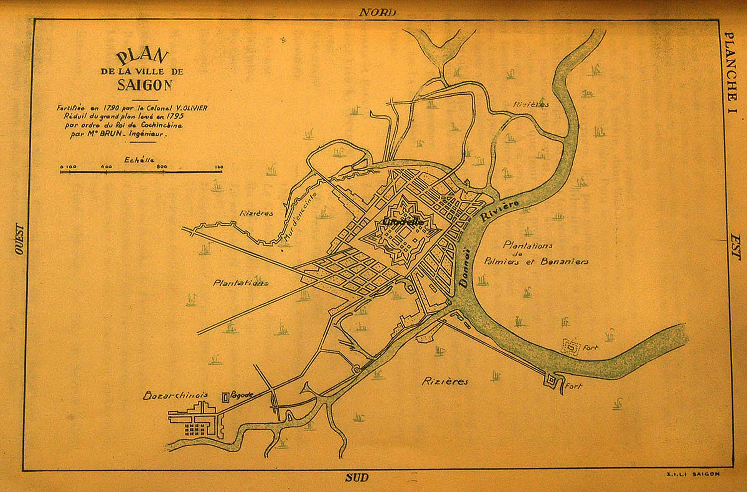 Saigon map 1793