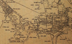 Saigon map early colonial 2