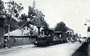 5 SGTVC No 3 'Le Myre de Vilers' pictured on a Sài Gòn-Chợ Lớn 'High Road' tramway service in 1905