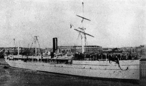 The Djemnah, built 1874 and weighing 3785 tons
