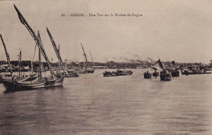 Une Vue Sur La Riviere De Saigon, Saigon, Vietnam, Asia, 1900-1910s