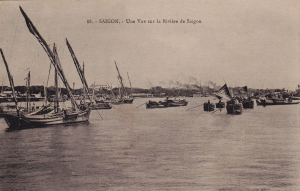 Une Vue Sur La Riviere De Saigon, Saigon, Vietnam, Asia, 1900-1910s