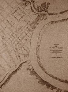 1863 plan du port