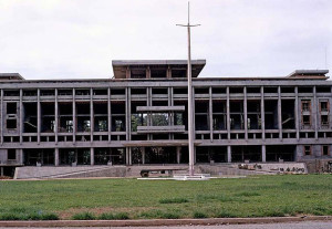 Construction of new government building 1963