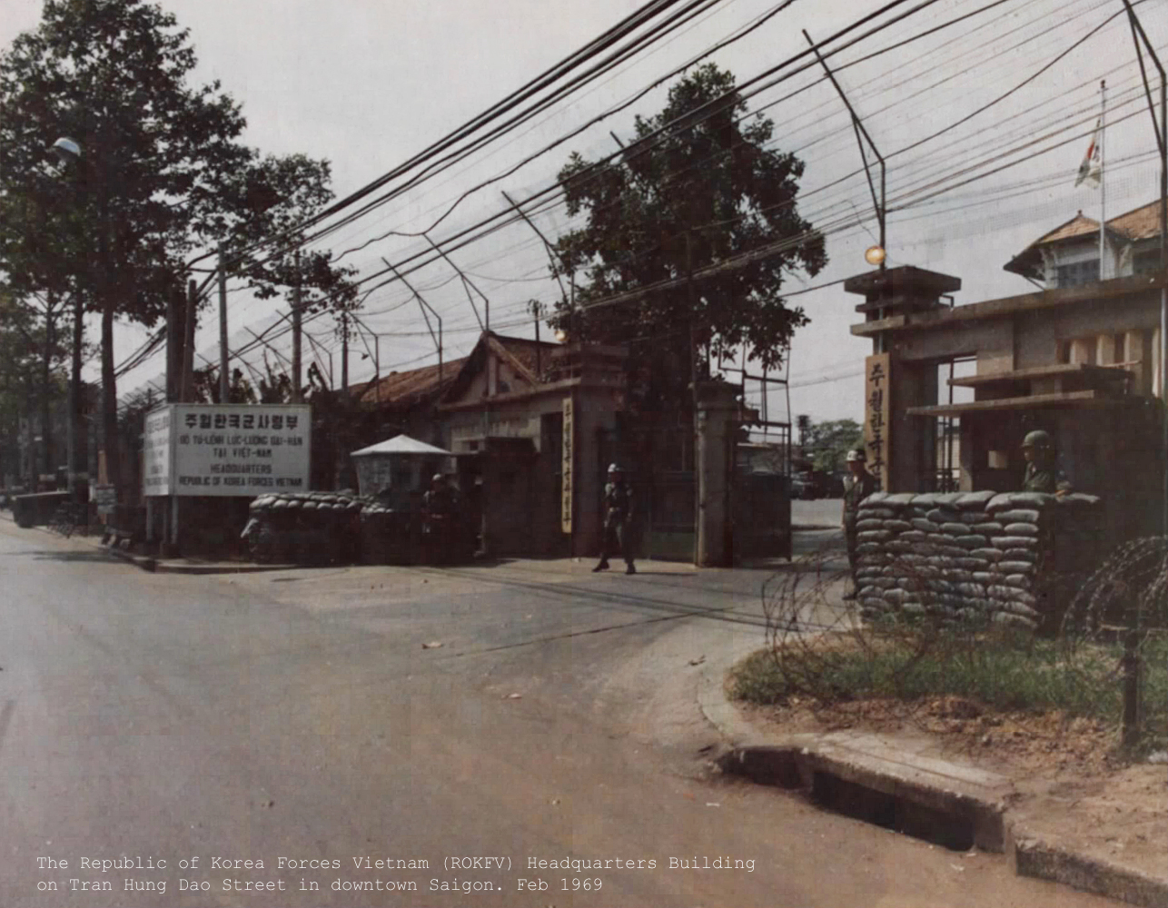 The Republic of Korea Forces Vietnam (ROKFV) Headquarters. Feb 1969